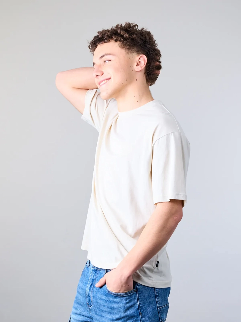 POLERA MANGA CORTA NIÑO ALGODÓN POLEMIC RELAXED XV1387 - 2