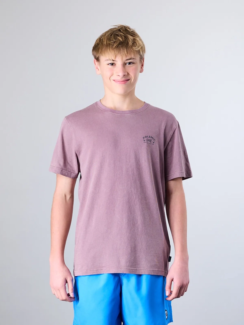 POLERA MANGA CORTA NIÑO ALGODÓN POLEMIC LISA XV1370 - 1