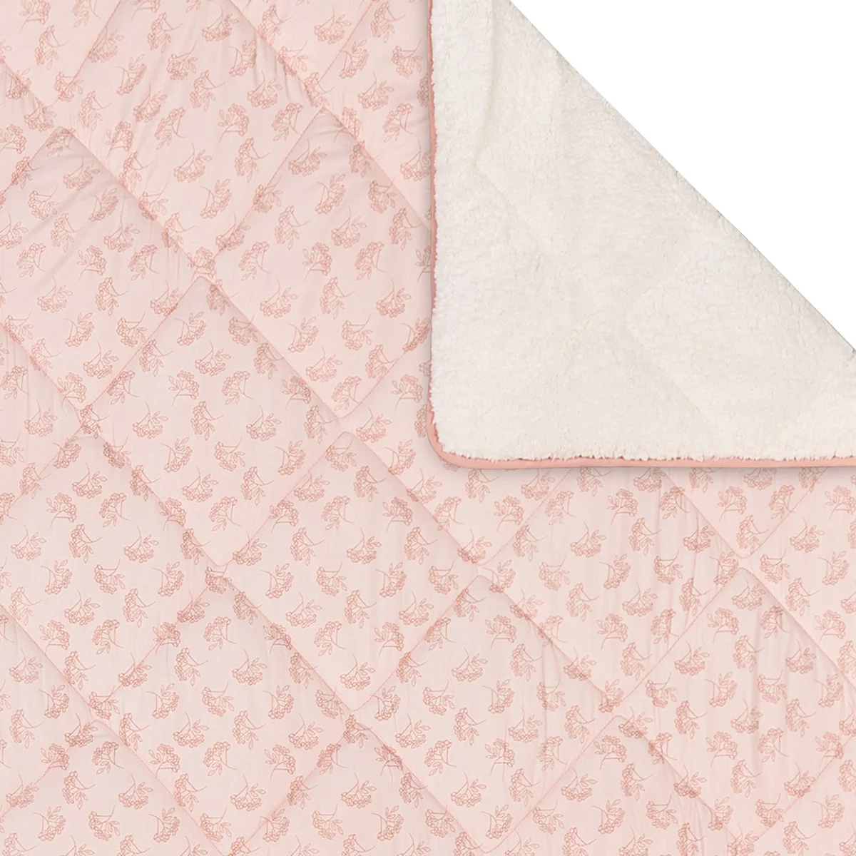 PLUMÓN RIPLEY HOME PROMO SHERPA 1.5 PLAZAS FLOR ROSA - 2