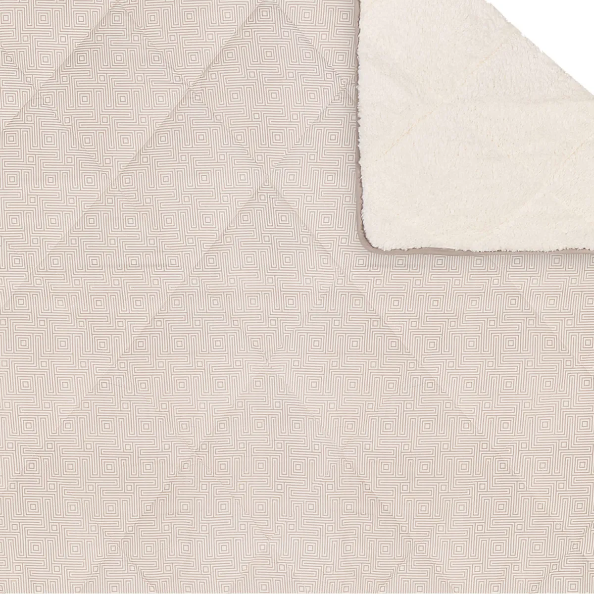 PLUMÓN RIPLEY HOME PROMO SHERPA 1.5 PLAZAS GEO TAUPE - 2