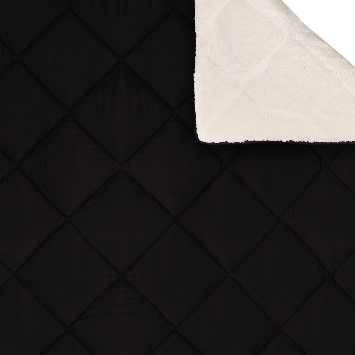 PLUMÓN RIPLEY HOME PROMO SHERPA 2 PLAZAS BICOLOR NEGRO - 2