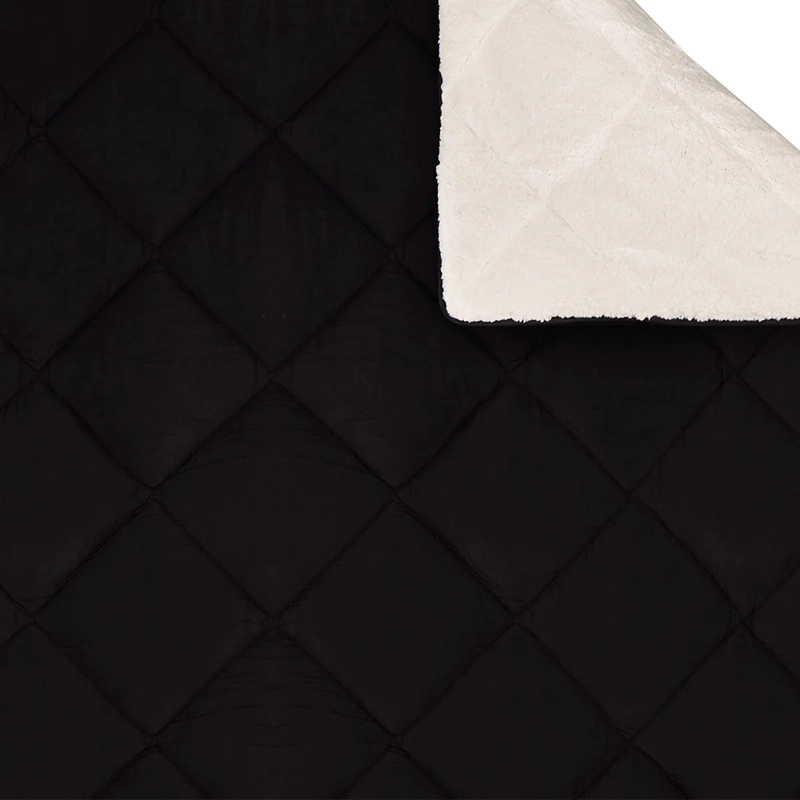 PLUMÓN RIPLEY HOME PROMO SHERPA 2 PLAZAS BICOLOR NEGRO - 4