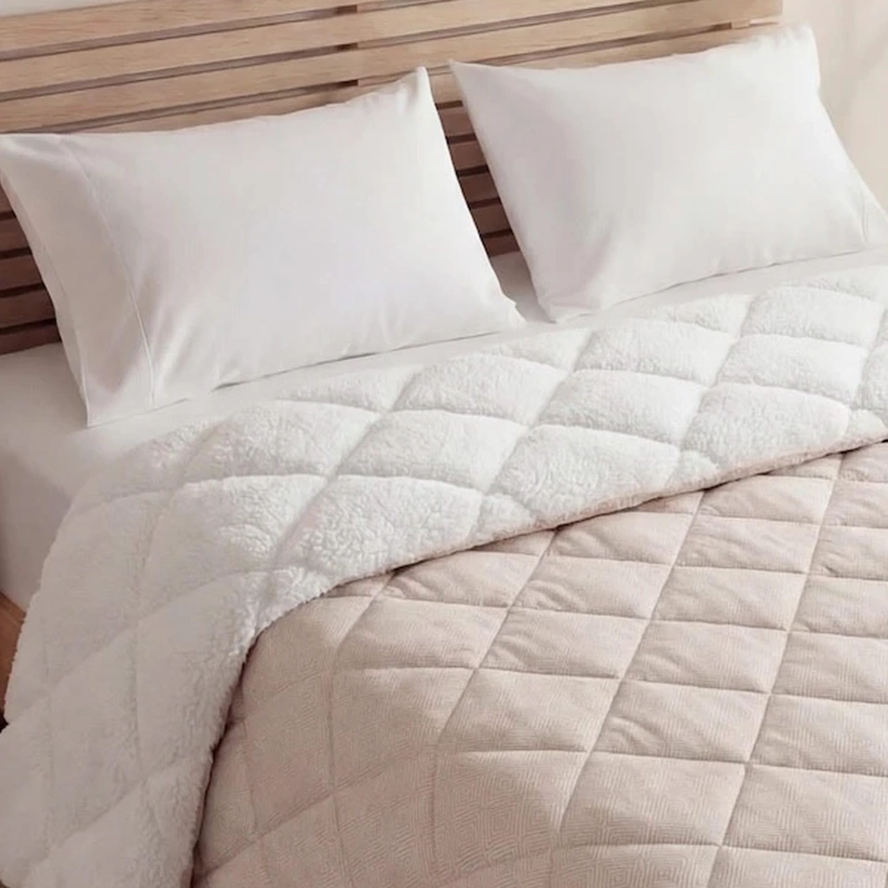 PLUMÓN RIPLEY HOME PROMO SHERPA 2 PLAZAS GEO TAUPE - 3