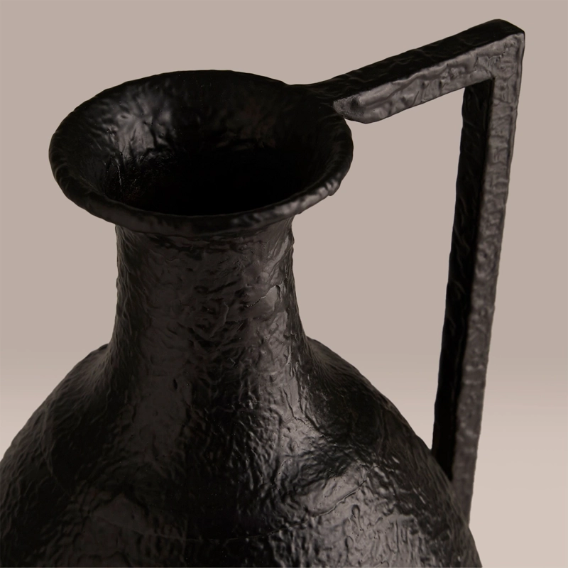 JARRÓN DECORATIVO RIPLEY HOME ASA NEUTROS NEGRO - 2