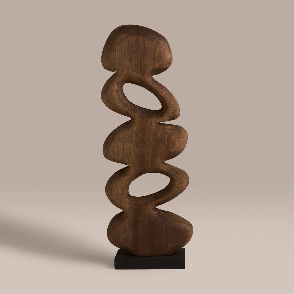 ADORNO DECORATIVO RIPLEY HOME MADERA MOK CAFÉ - 2
