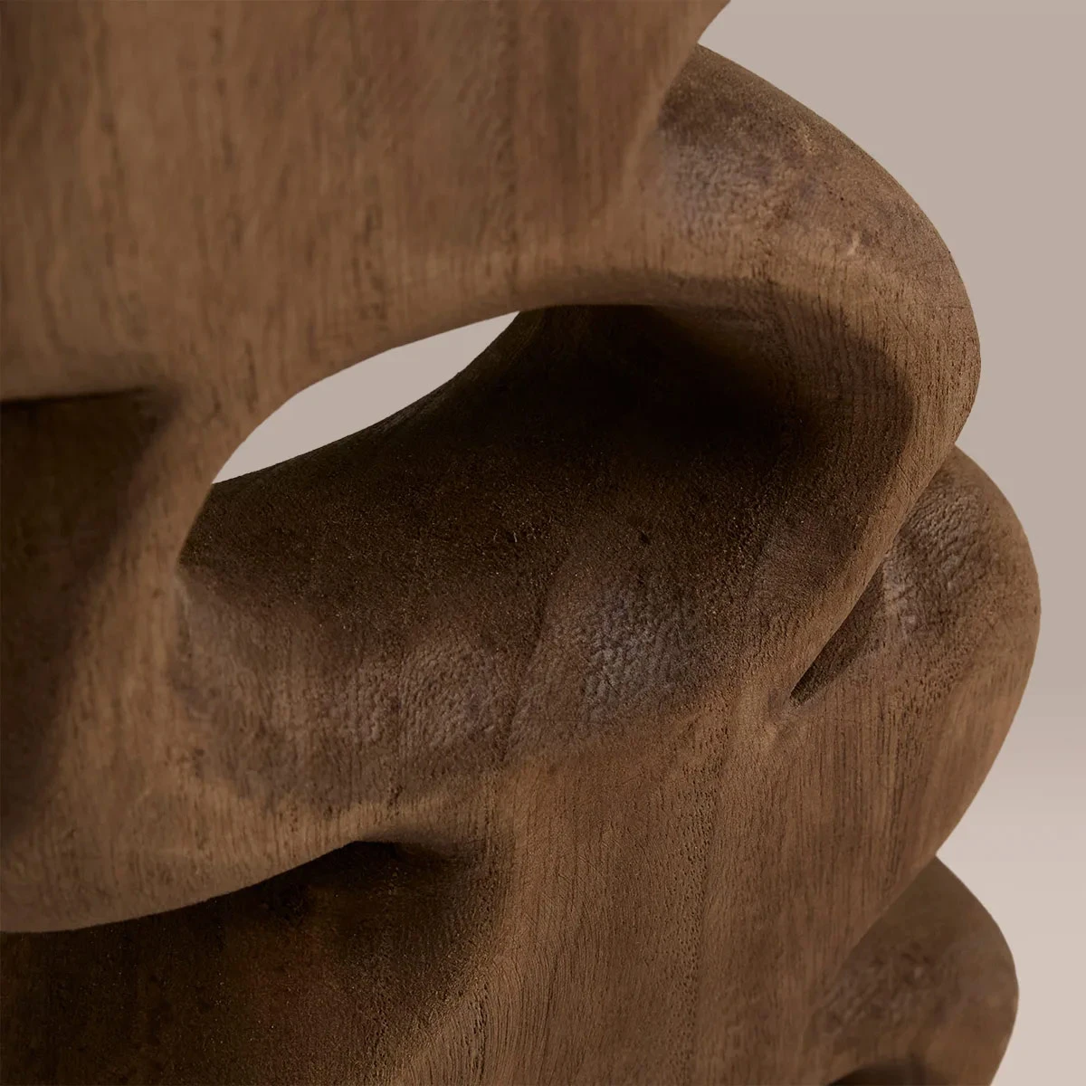 ADORNO DECORATIVO RIPLEY HOME MADERA MOK CAFÉ - 3