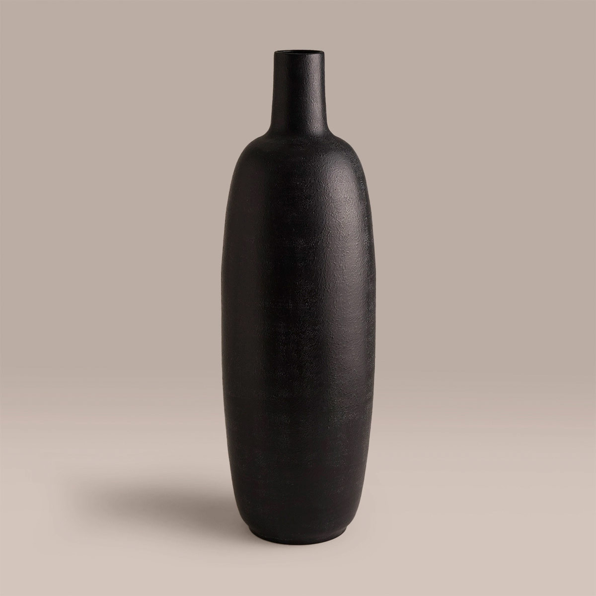JARRÓN DECORATIVO MAISON LINETT XL NEGRO - 2