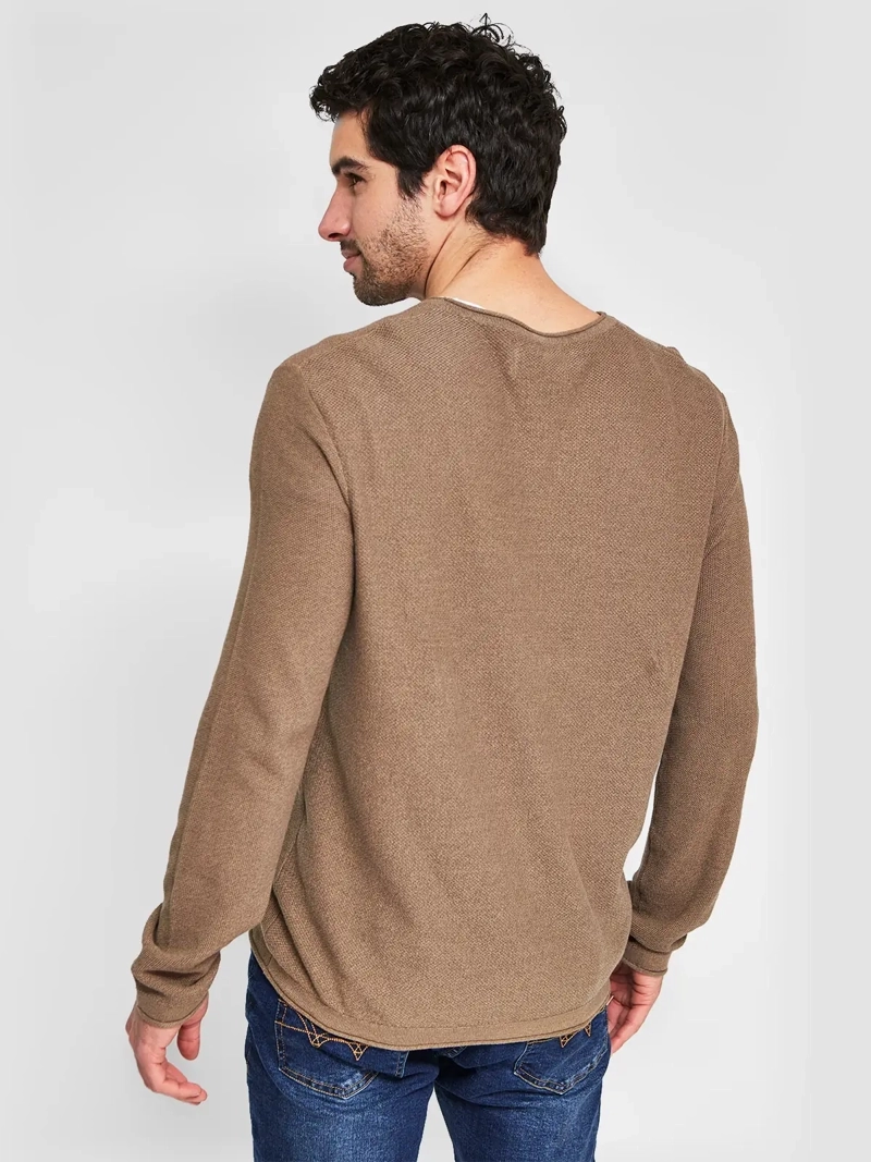 SWEATER HOMBRE BARBADOS ALGODÓN CUELLO REDONDO BÁSICO - 2
