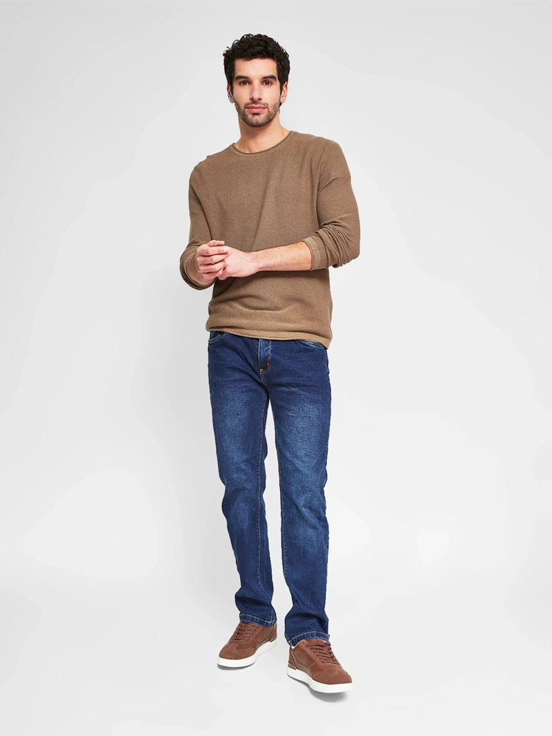 SWEATER HOMBRE BARBADOS ALGODÓN CUELLO REDONDO BÁSICO - 4