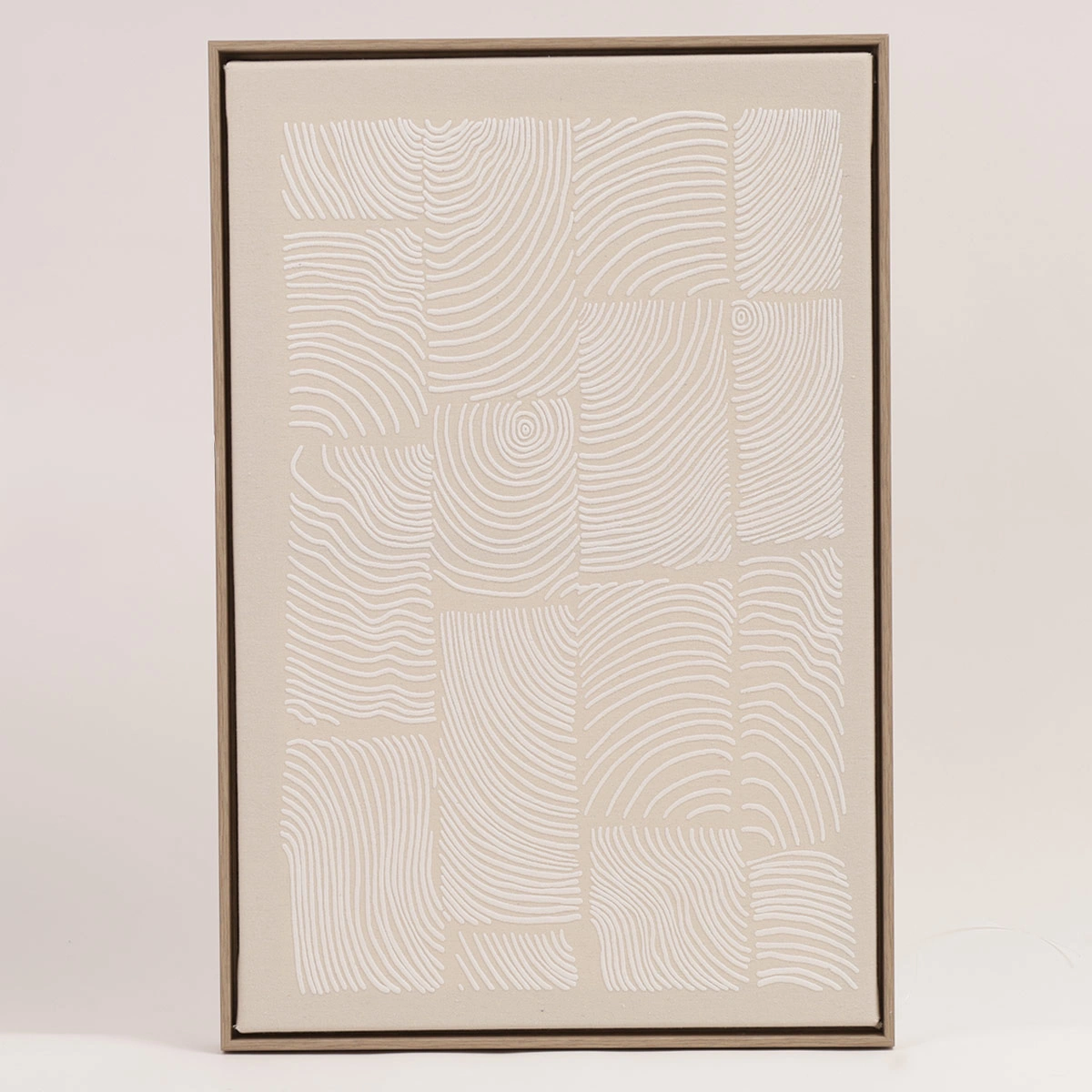 CUADRO RIPLEY HOME GEO 40X60 CM IVORY - 1