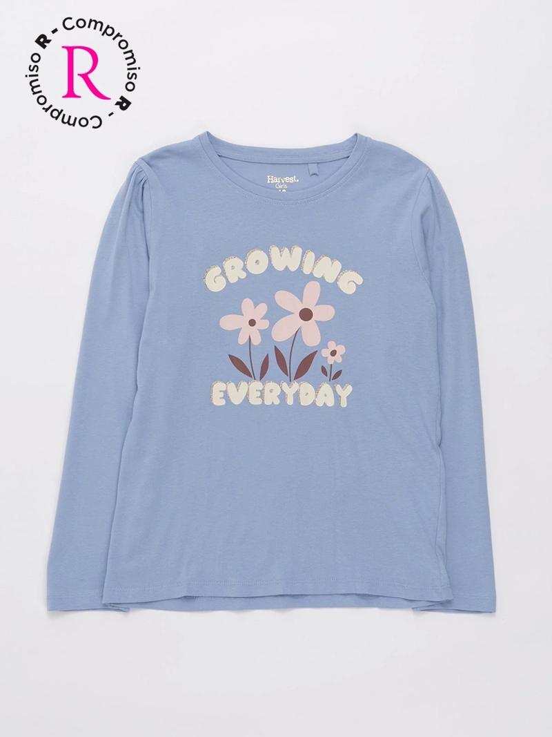 POLERA MANGA LARGA HARVEST NIÑA PRINT - 1