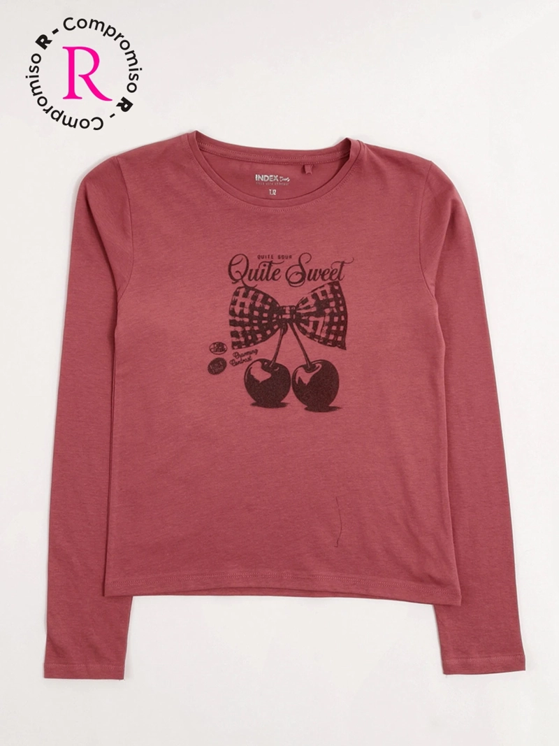 INDEX TEEN POLERA NIÑA INDEX TEEN ALGODÓN MANGA LARGA PRINT