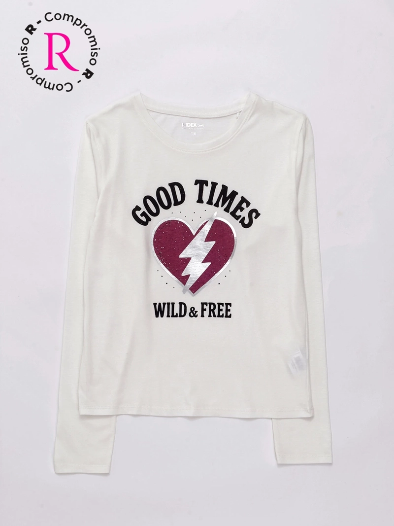 INDEX TEEN POLERA MANGA LARGA NIÑA INDEX TEEN