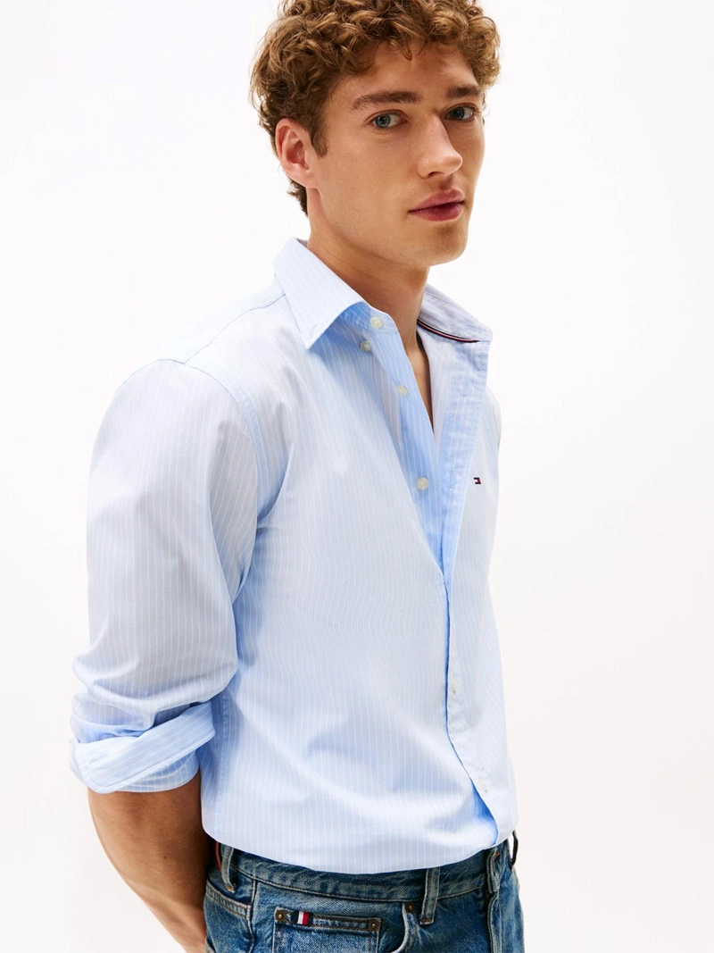 CAMISA HOMBRE TOMMY HILFIGER ALGODÓN MANGA LARGA - 2