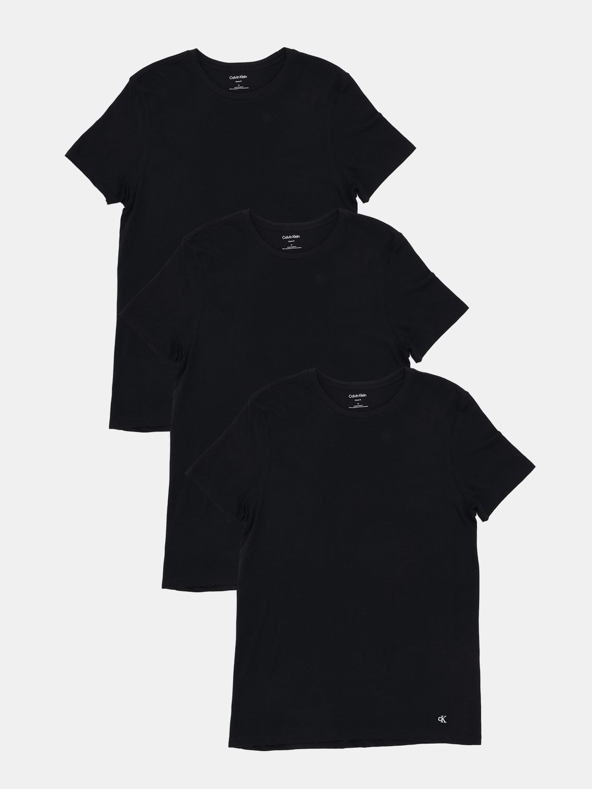 PACK X3 CAMISETA HOMBRE CALVIN KLEIN ALGODÓN  - 1