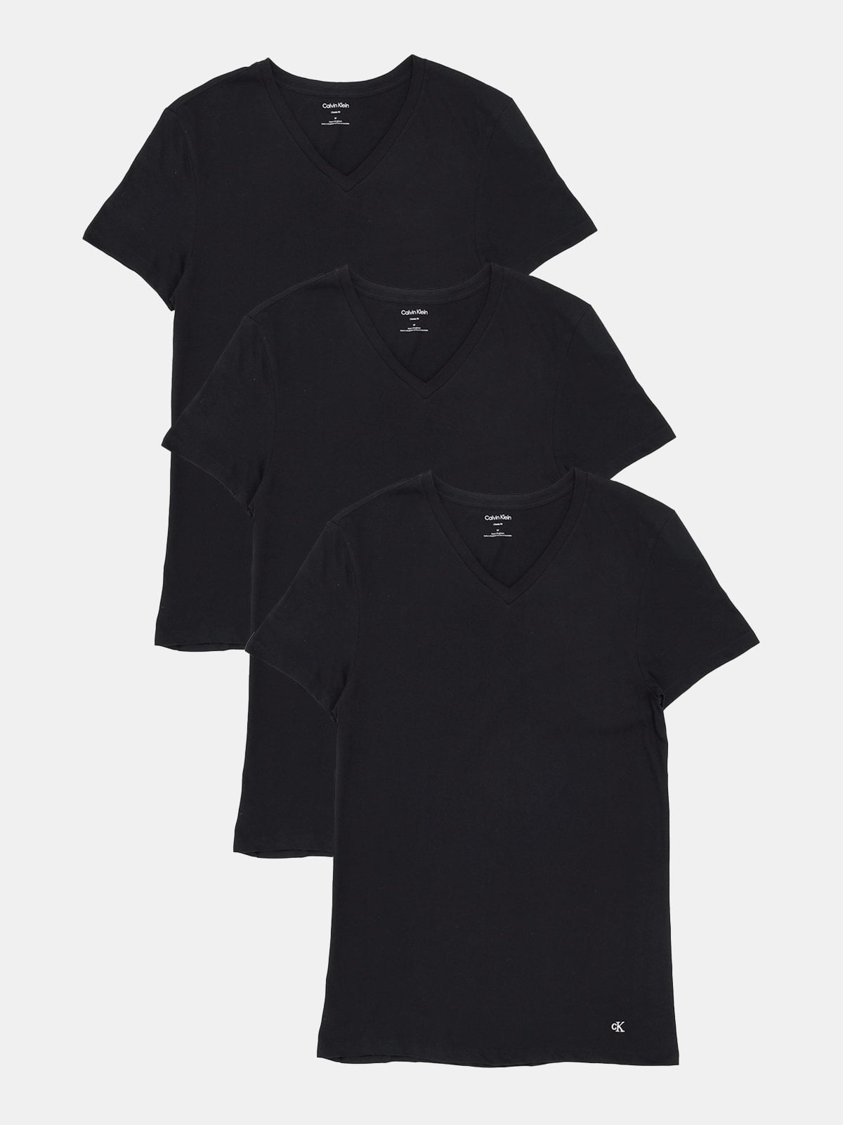 PACK X3 CAMISETA HOMBRE CALVIN KLEIN ALGODÓN  - 1
