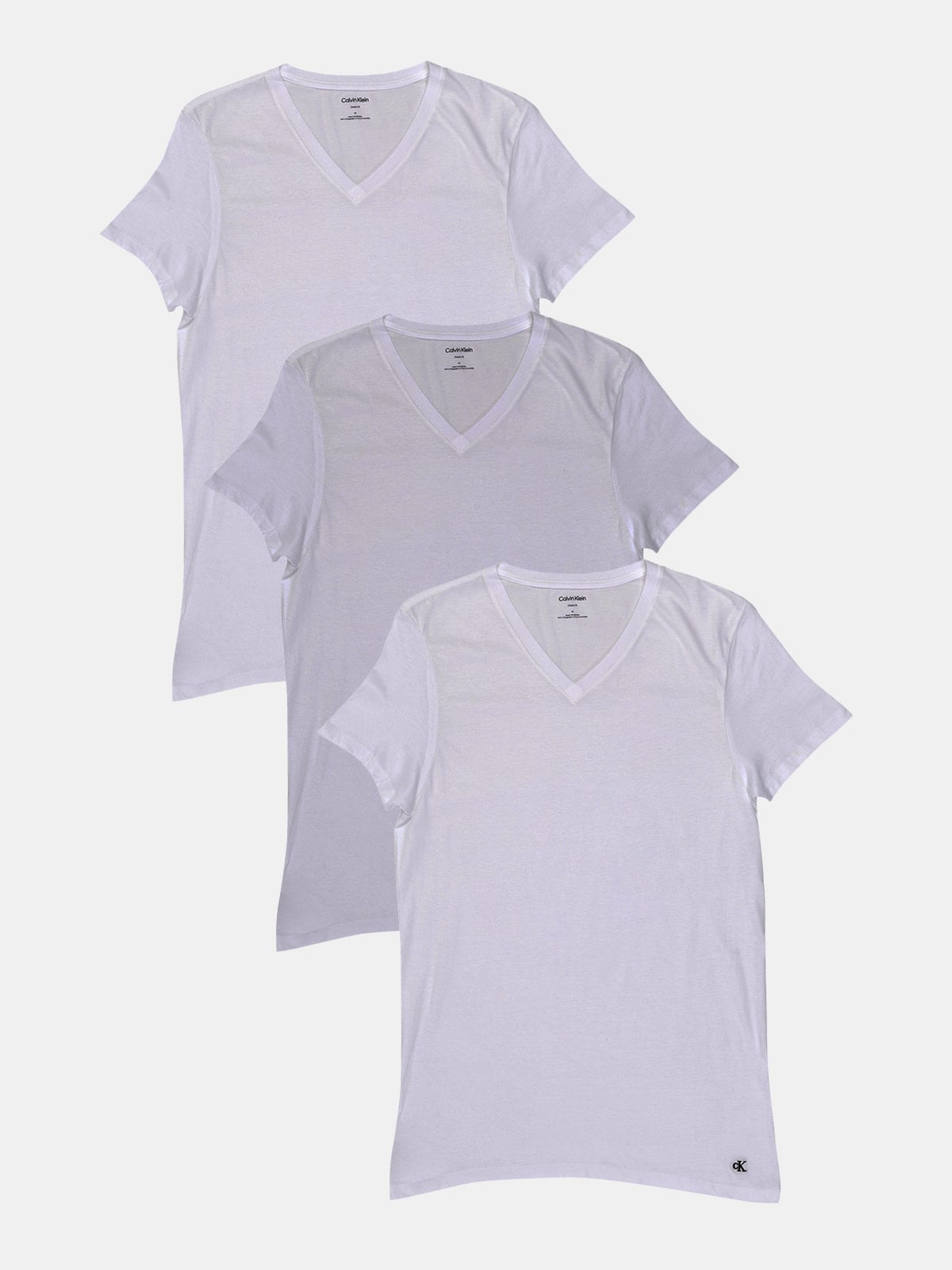 PACK X3 CAMISETA HOMBRE CALVIN KLEIN ALGODÓN  - 1
