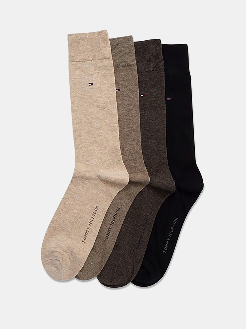 PACK X4 CALCETINES HOMBRE TOMMY HILFIGER