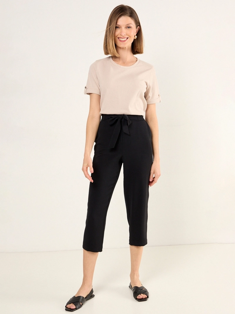 PANTALÓN MUJER MA GRIFFE CAPRI LAZO - 1