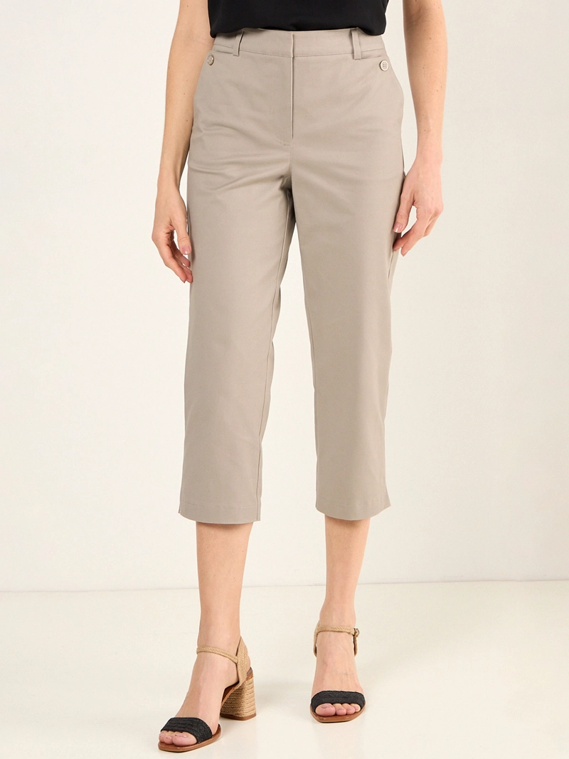 PANTALÓN MUJER MA GRIFFE CAPRI LISO - 2