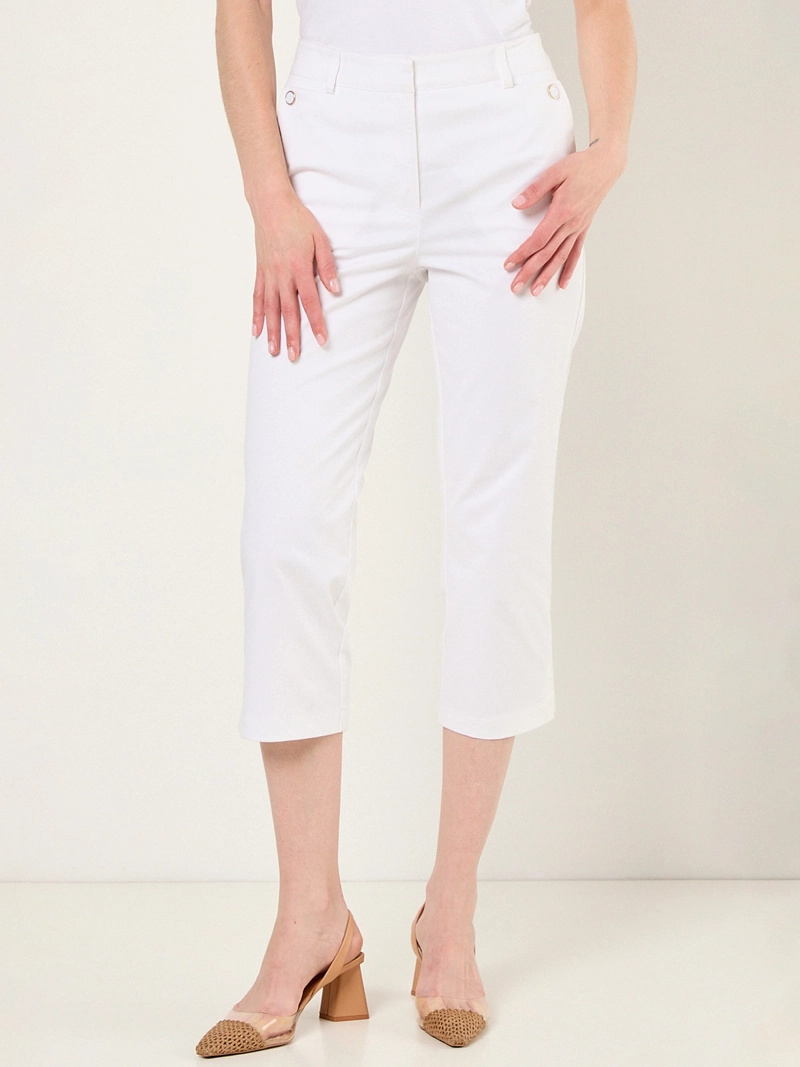 PANTALÓN MUJER MA GRIFFE CAPRI LISO - 2