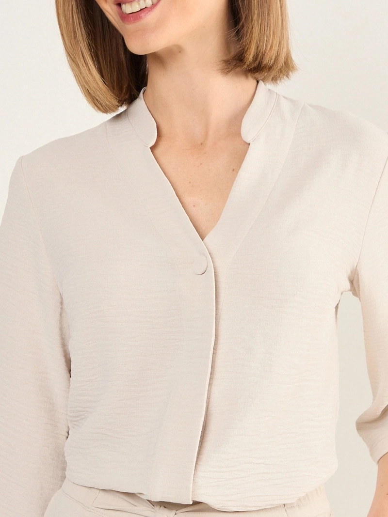 BLUSA MUJER MA GRIFFE CUELLO MAO - 5