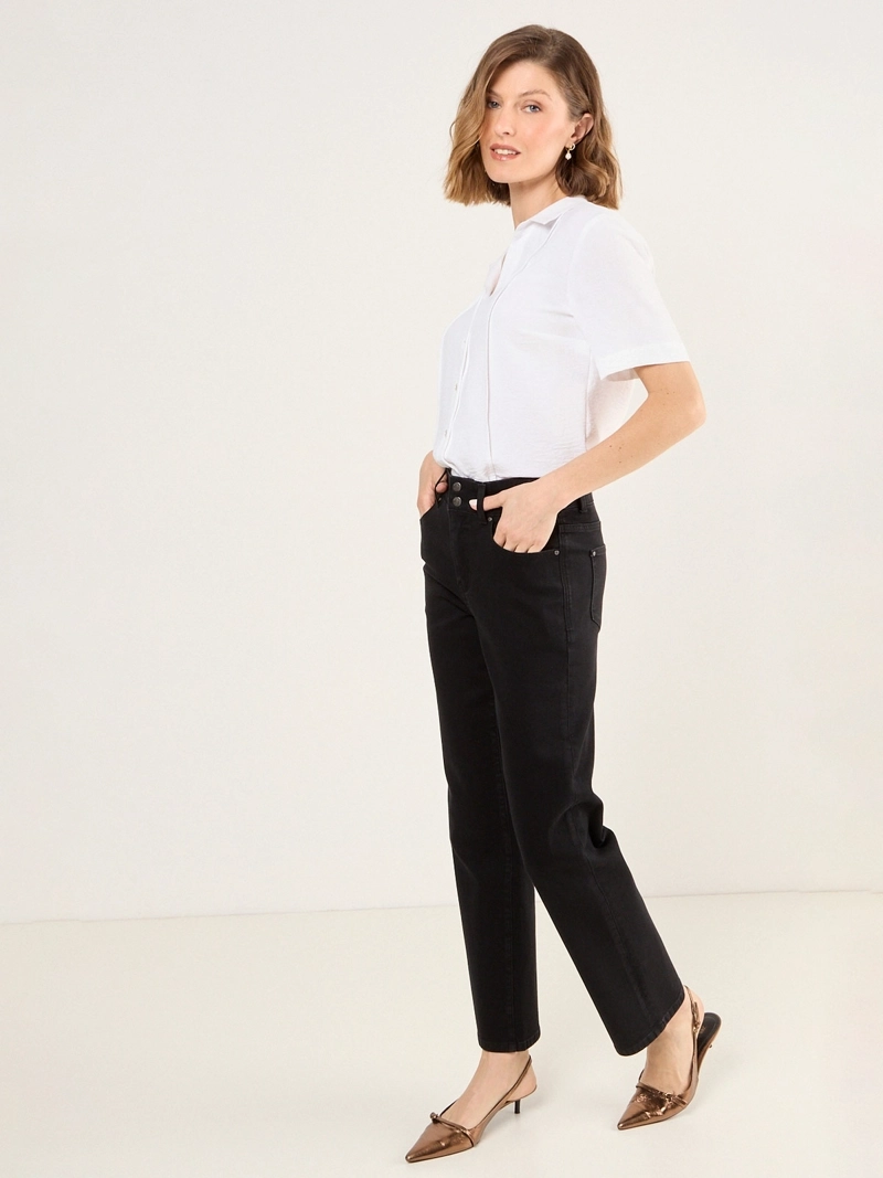 BLUSA MUJER MA GRIFFE MANGA CORTA CAMISERA - 2