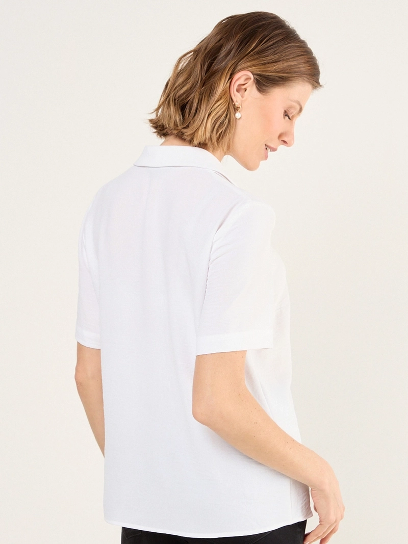 BLUSA MUJER MA GRIFFE MANGA CORTA CAMISERA - 4