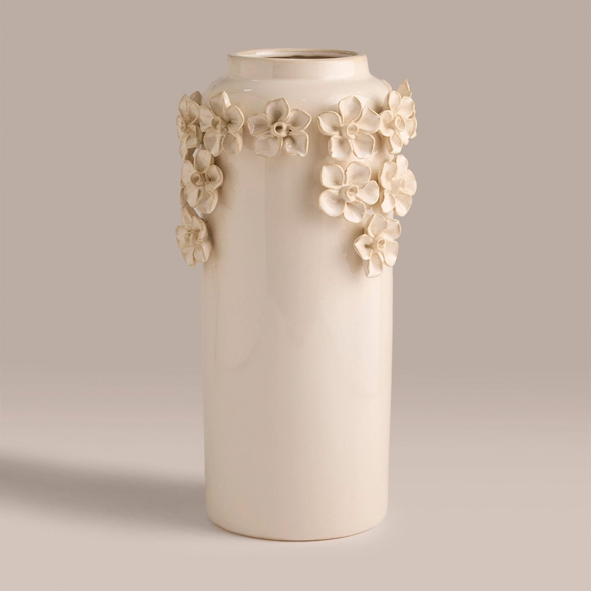 FLORERO RIPLEY HOME FLORES 3D L BLANCO - 2