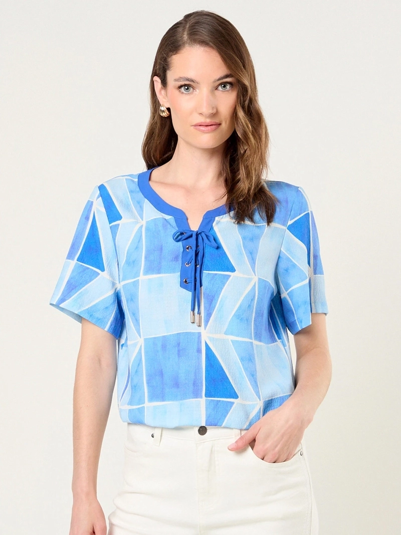 BLUSA MUJER MA GRIFFE CUELLO REDONDO MANGA CORTA - 3