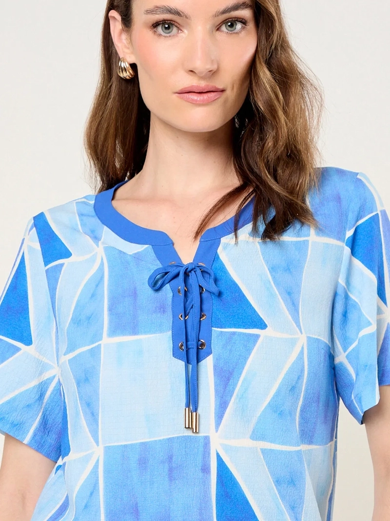 BLUSA MUJER MA GRIFFE CUELLO REDONDO MANGA CORTA - 5
