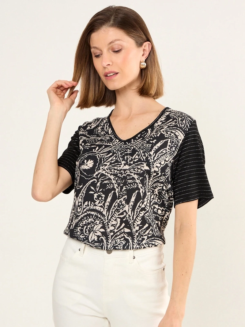 POLERA MUJER MA GRIFFE ESTAMPADA - 3