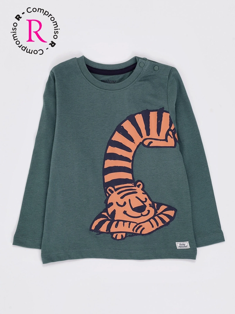 POLERA MANGA LARGA NIÑO BABY HARVEST PUFF - 1