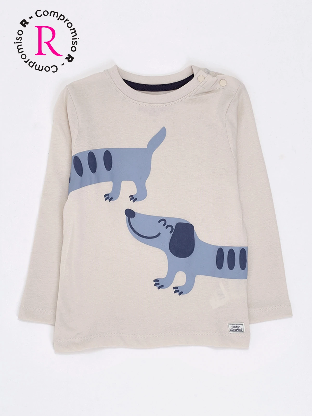 POLERA MANGA LARGA NIÑO BABY HARVEST PUFF - 1