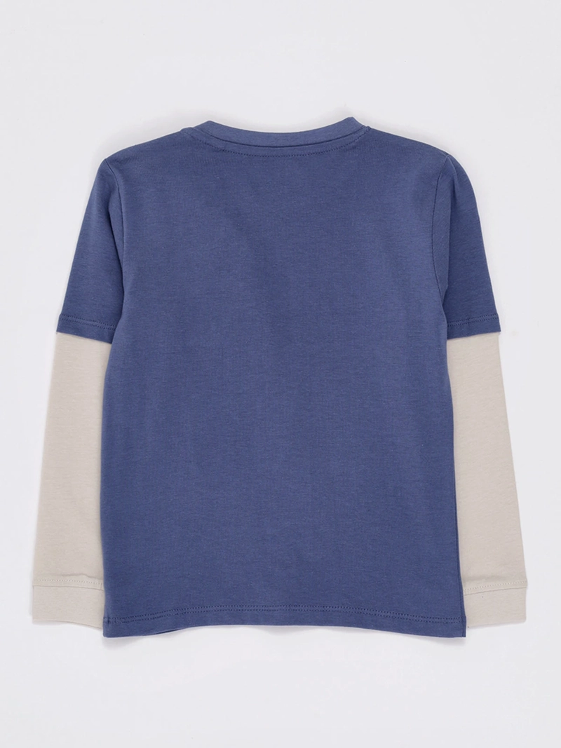 POLERA MANGA LARGA NIÑO BABY HARVEST DOBLE - 2