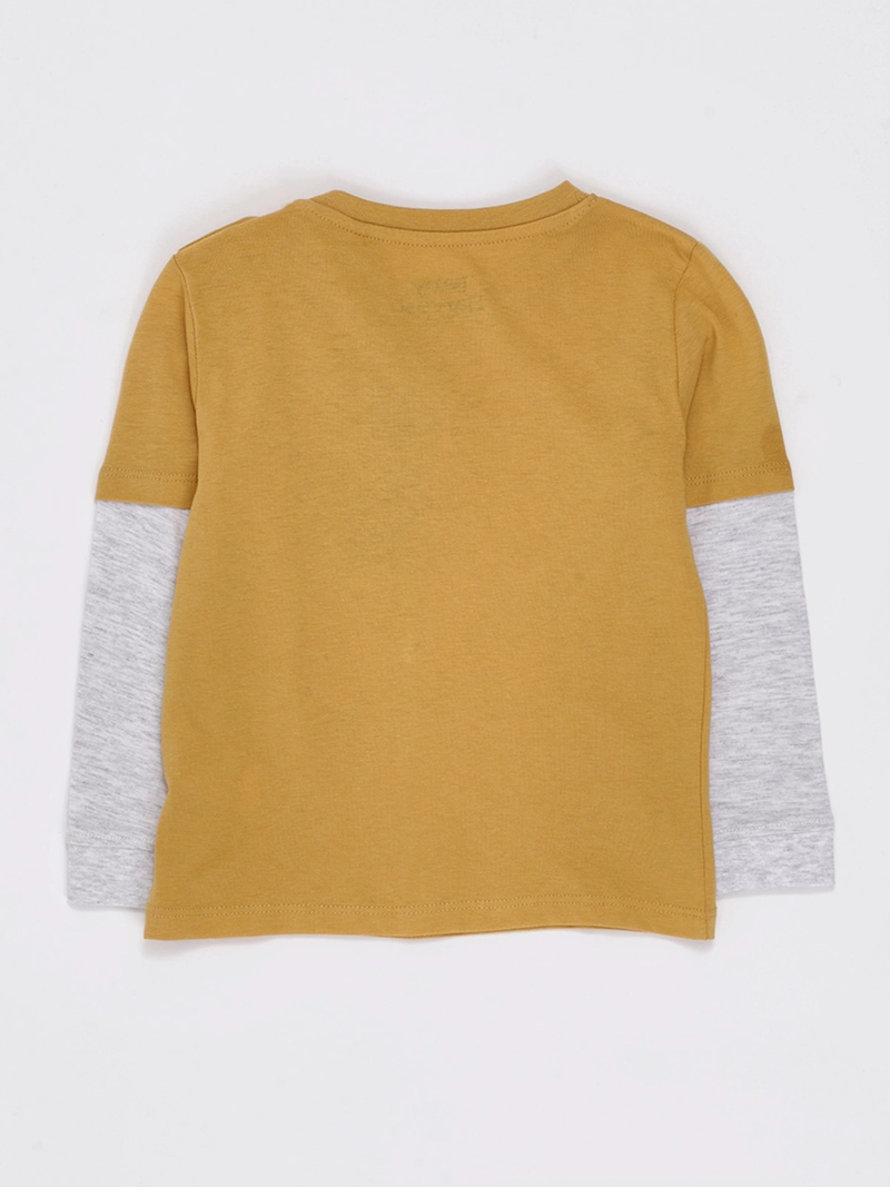 POLERA MANGA LARGA NIÑO BABY HARVEST DOBLE - 2