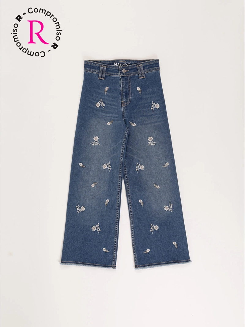 JEANS NIÑA HARVEST PALAZZO ALGODÓN - 1
