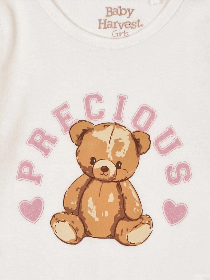 POLERA MANGA LARGA ALGODÓN NIÑA BABY HARVEST CONEJITO - 3
