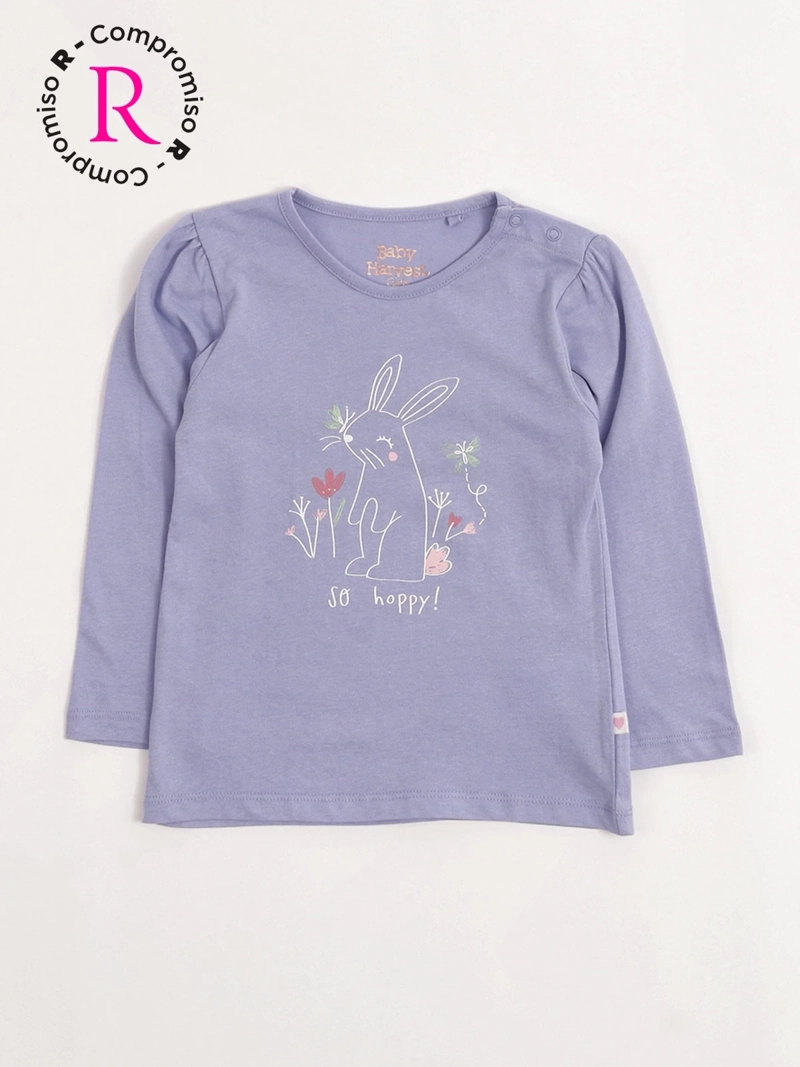 POLERA NIÑA BABY HARVEST BASICA MANGA LARGA - 1