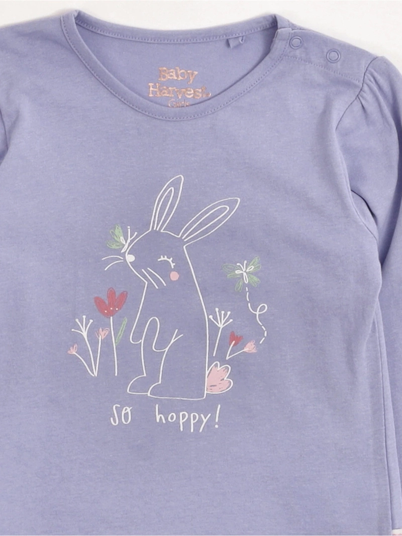 POLERA NIÑA BABY HARVEST BASICA MANGA LARGA - 3