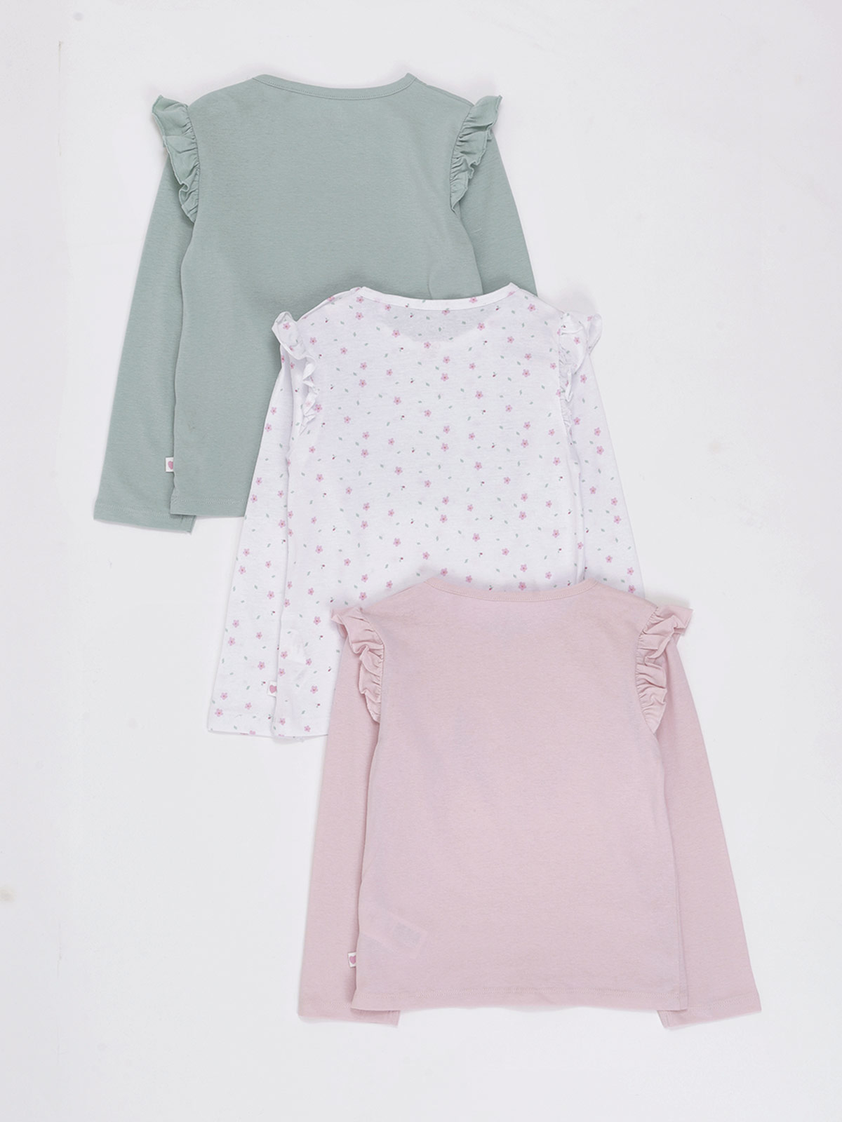 PACK X3 POLERA MANGA LARGA NIÑA BABY HARVEST - 2