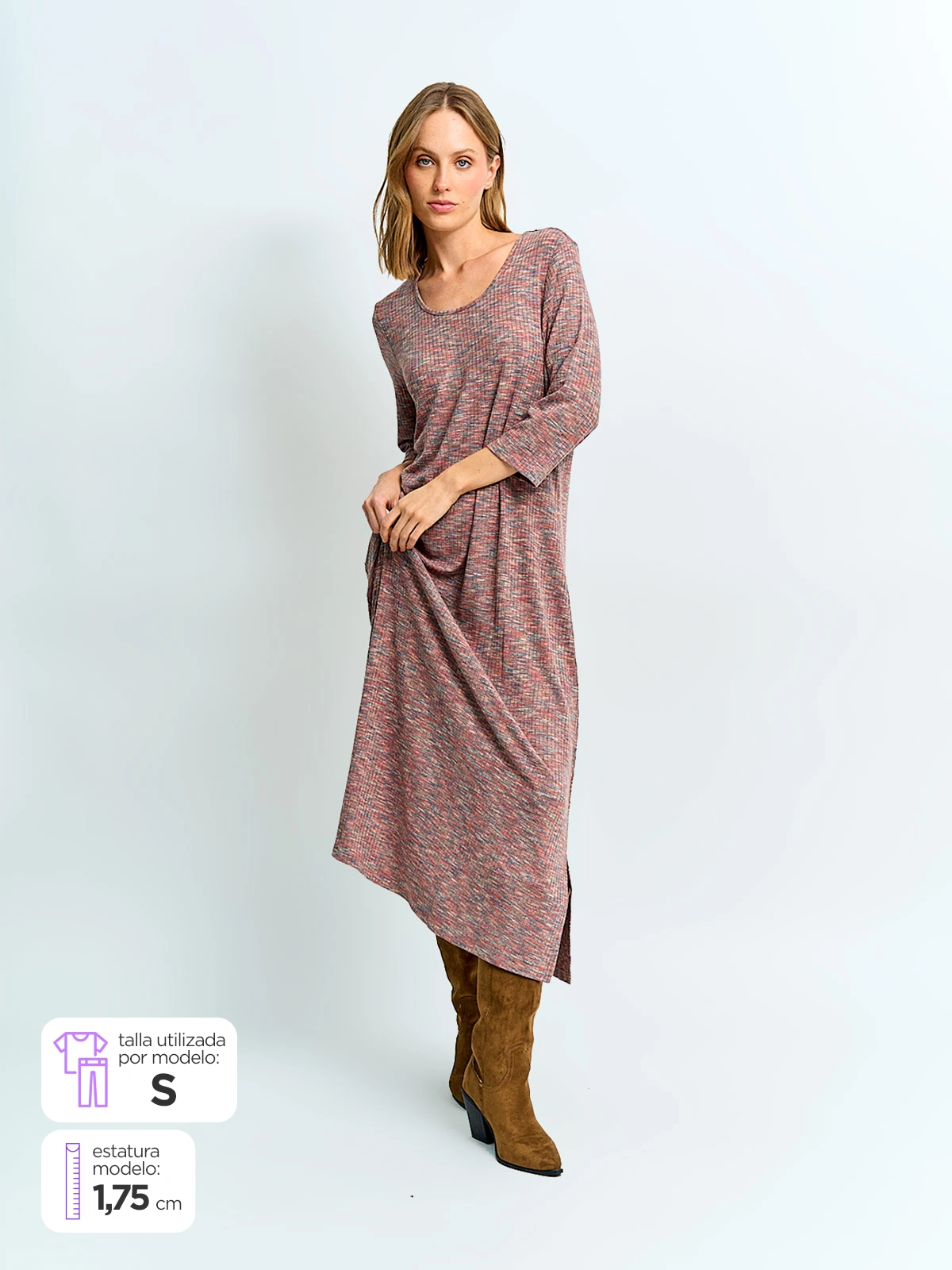VESTIDO MUJER AZIZ LARGO - 1