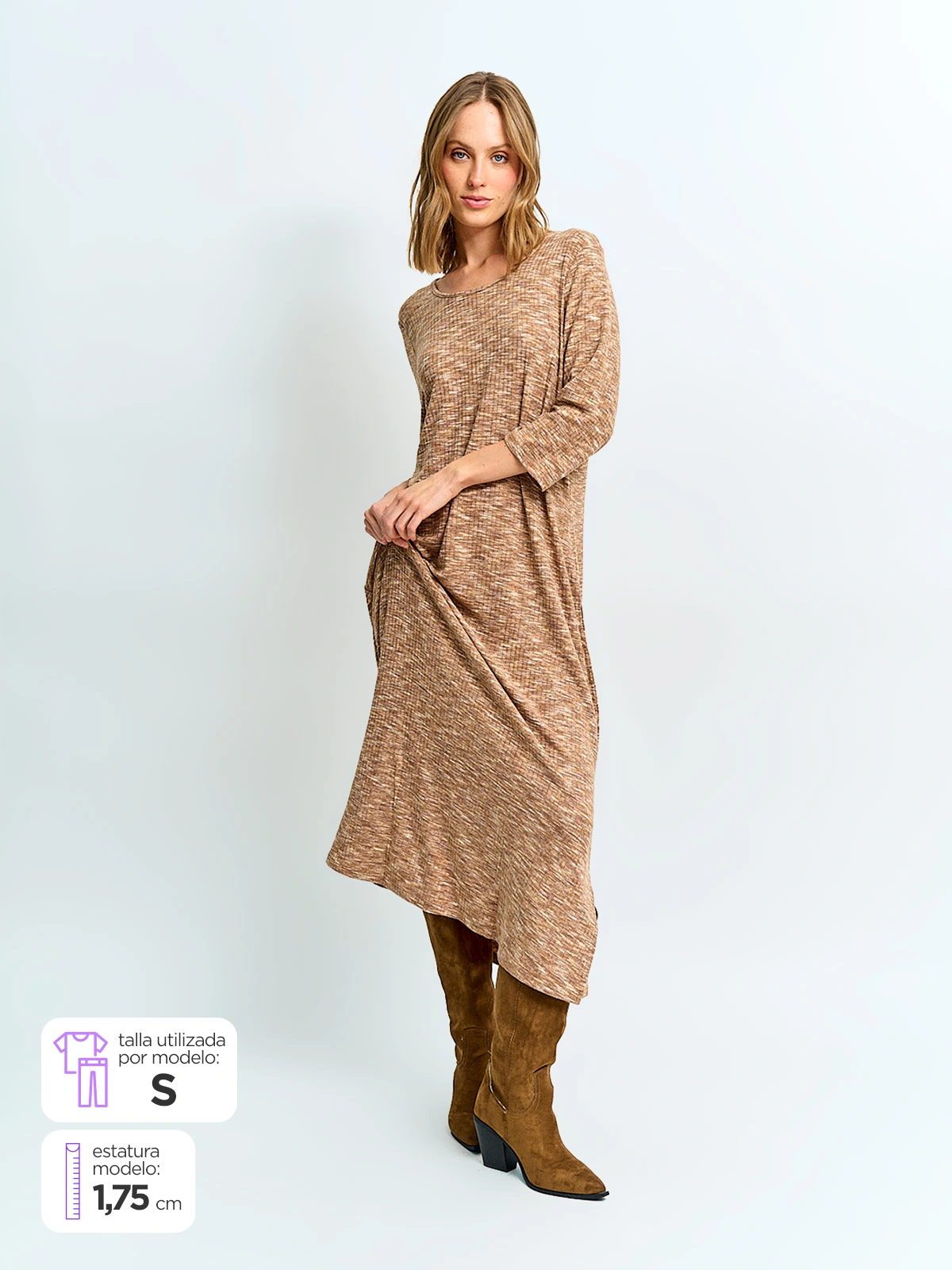 VESTIDO MUJER AZIZ LARGO - 1