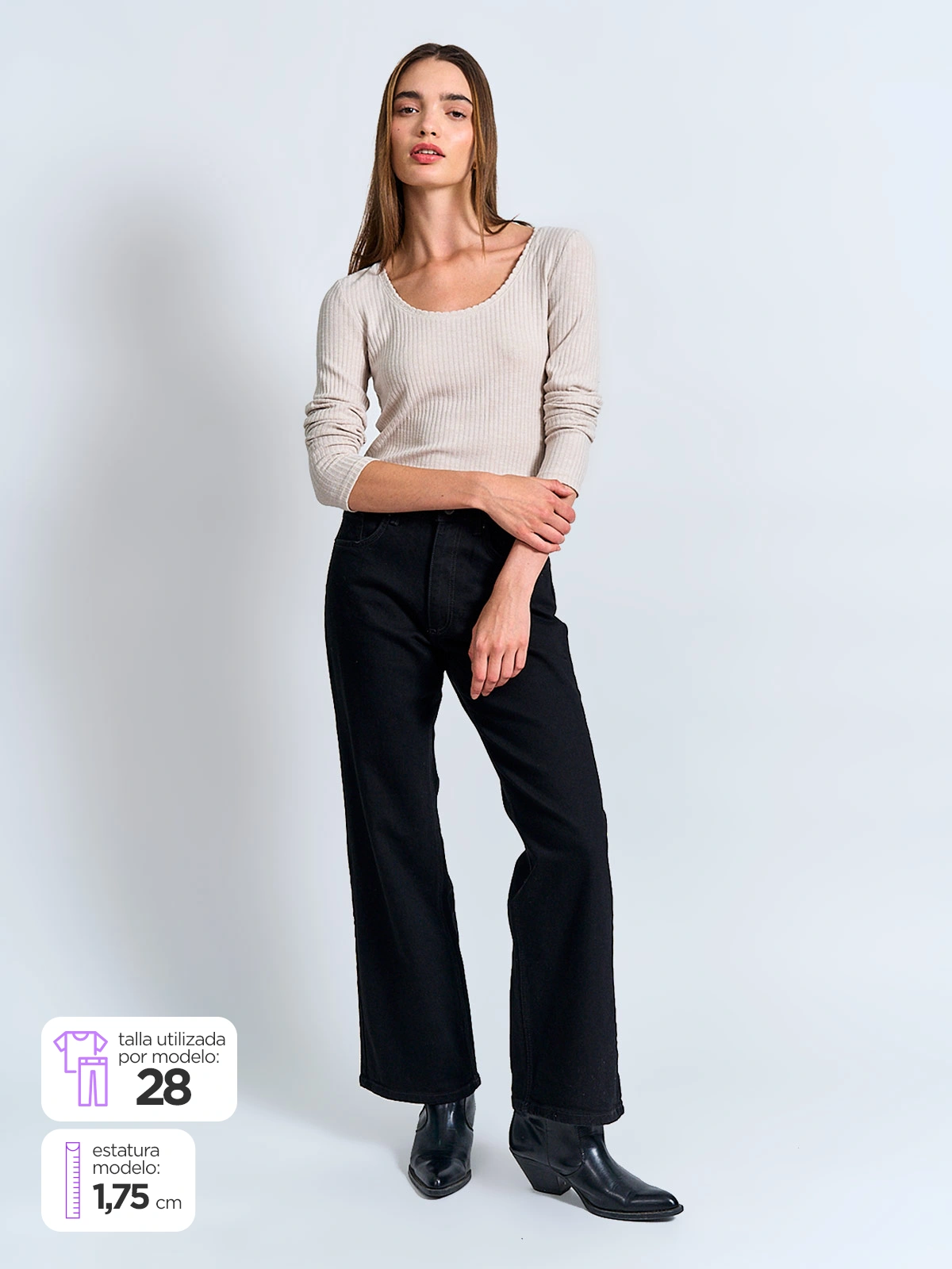 JEANS MUJER ONLY ALGODÓN  - 1