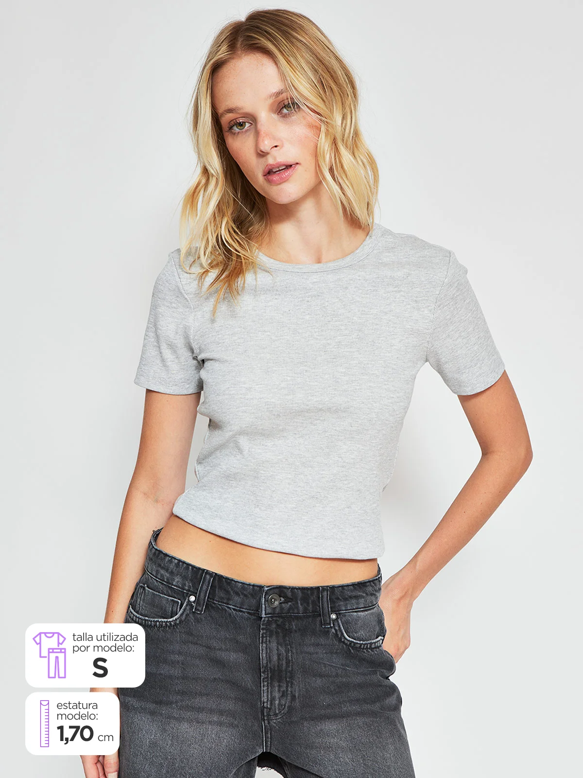 POLERA MUJER ONLY ALGODÓN  - 1