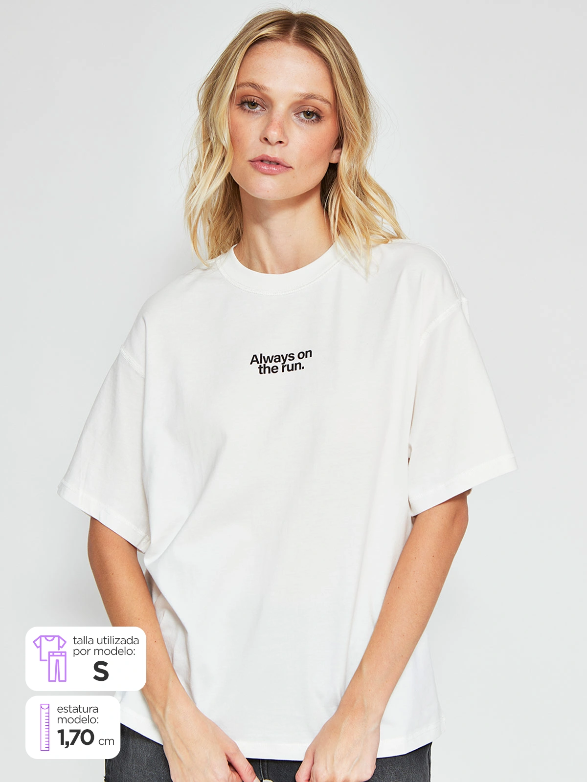 POLERA MUJER ONLY ALGODÓN  - 1