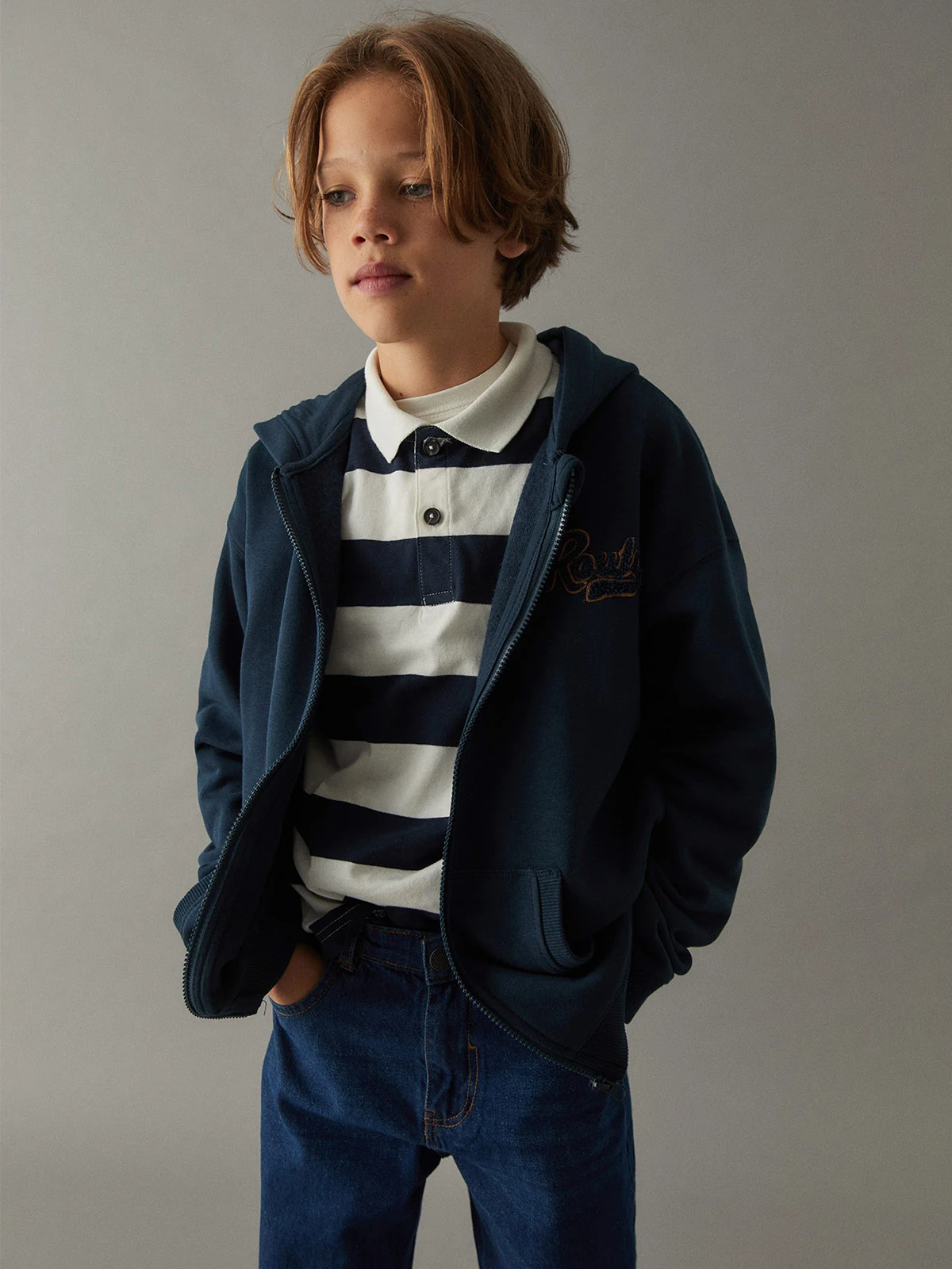 POLERA MANGA LARGA NIÑO SFERA - 1