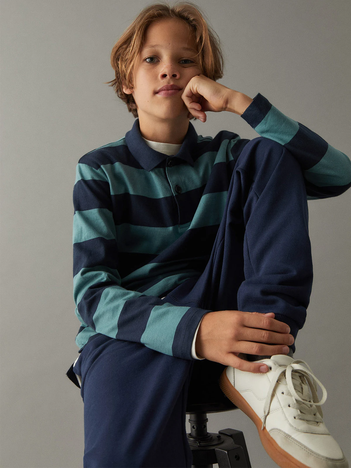 POLERA MANGA LARGA NIÑO SFERA - 3