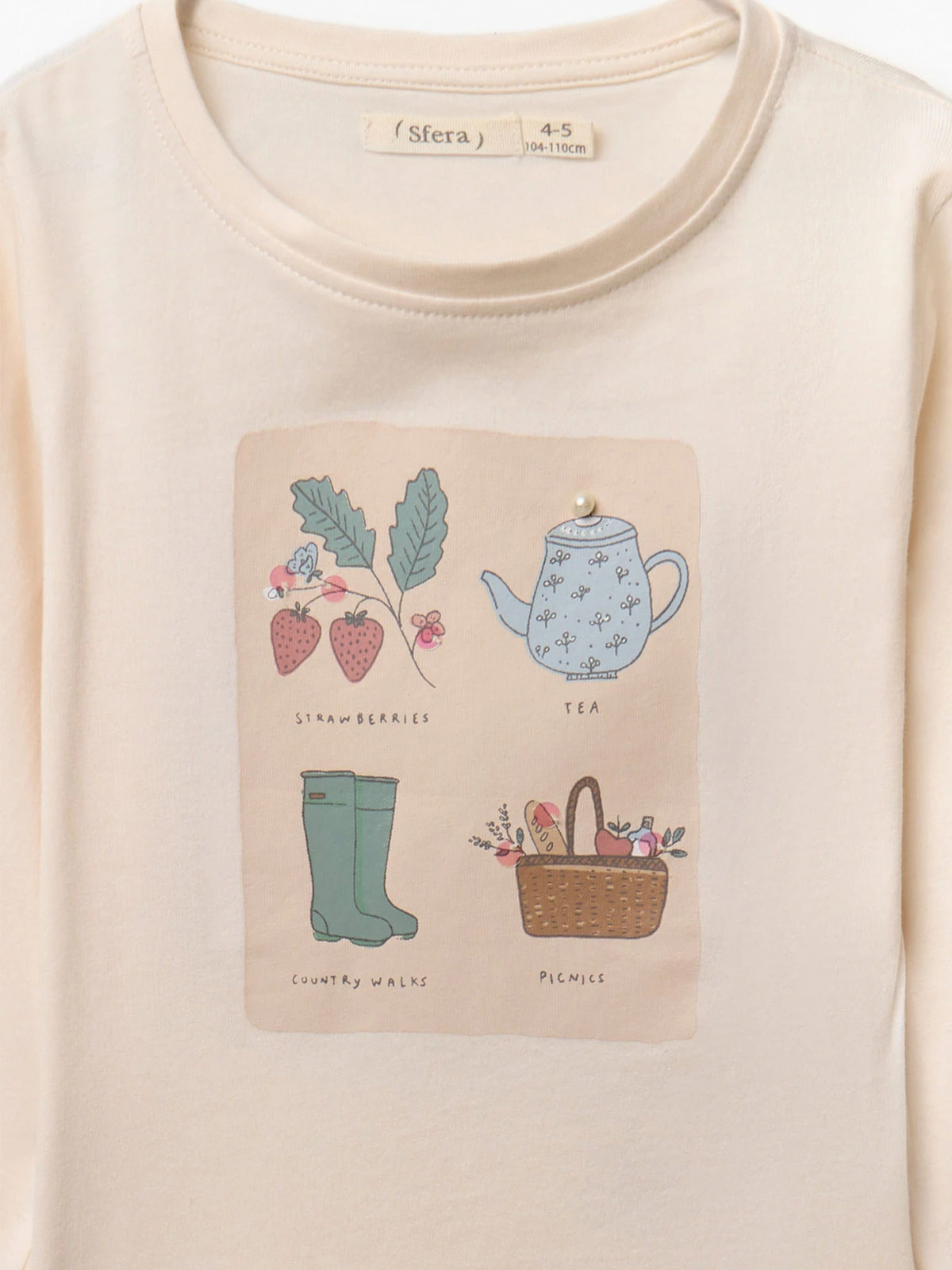 POLERA MANGA LARGA NIÑA SFERA - 2