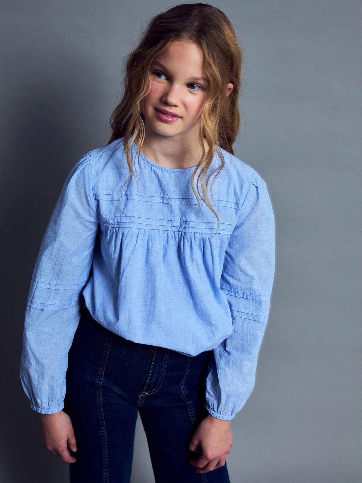 BLUSA MANGA LARGA NIÑA SFERA - 1